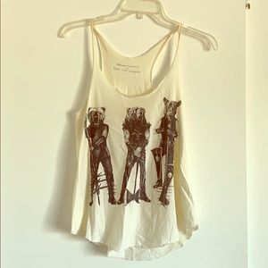 Urban Outfitters Rock n Roll Bears Tank S